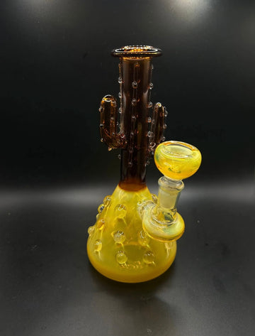 Saguaro Cactus Glass Water Pipe Rig