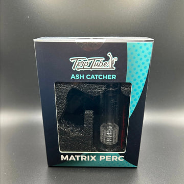 Terp Tube Matrix Perc Glass Ash Catcher (45° Joint)