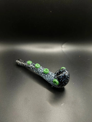 Button Spoon Style Glass Hand Pipe